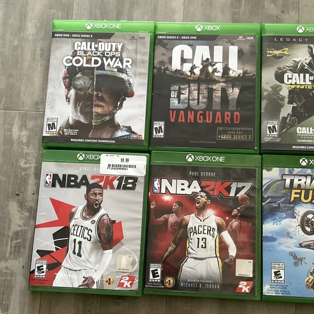 Microsoft Cbox One Game Lot‎ Call Of Duty, NBA, Rocket League, Battlefield